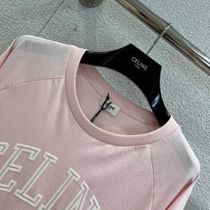 Celine Long Sleeved T-Shirt in Cotton Jersey