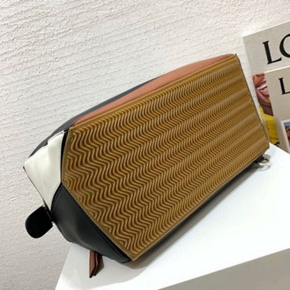 Loewe Puzzle Colorblock pattern featuring black, bag