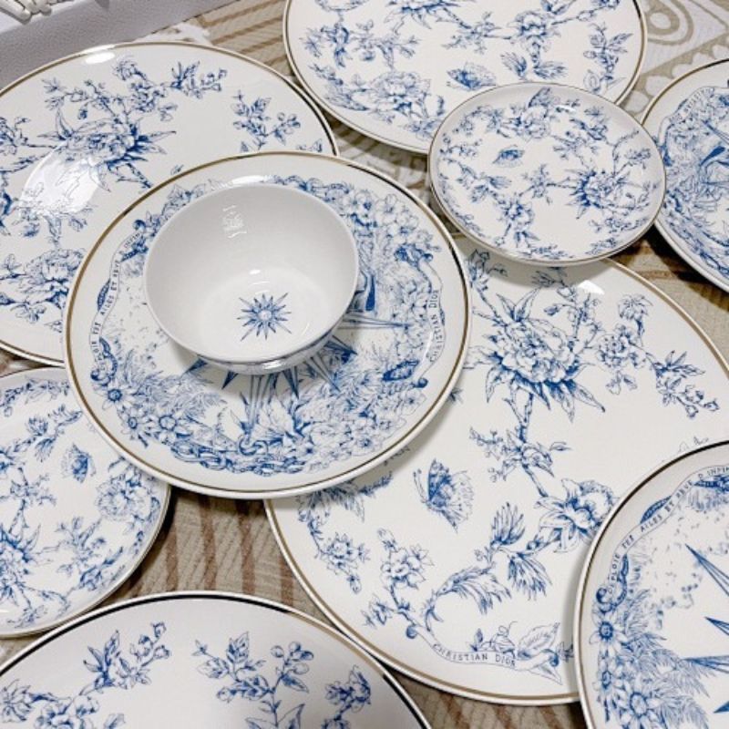 Dior Maison Constellation and Toile de Jouy Tableware Set.