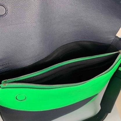 Loewe Puzzle Messenger vibrant neon bag,