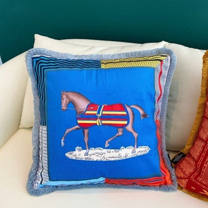 Hermès decorative throw pillow