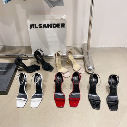 Saint Laurent Opyum sandals.