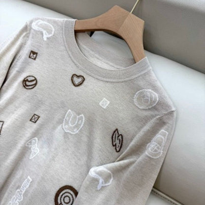 Hermès  "Candy Libris" long-sleeve sweater