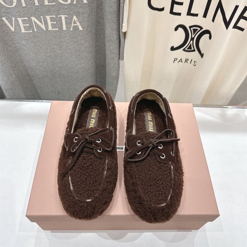 Miu Miu lace-up loafers