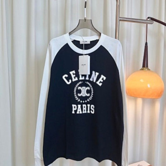 Celine Loose T-shirt in Cotton Jersey in the black