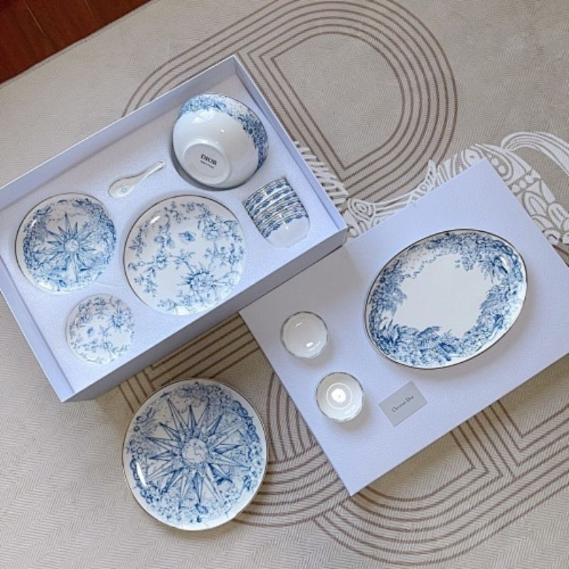 Dior Maison Constellation and Toile de Jouy Tableware Set.