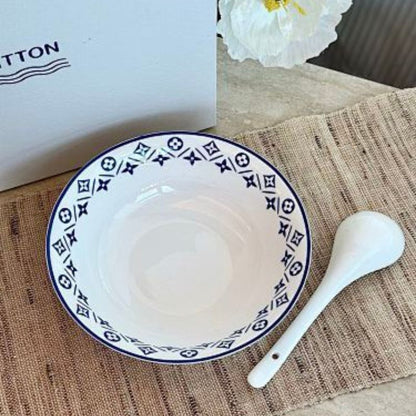 Louis Vuitton Monogram Flower Tile Tableware Collection.