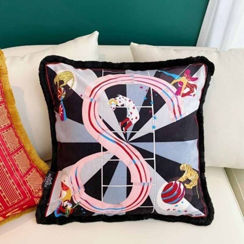 Hermès decorative throw pillow