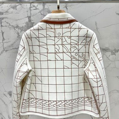 Hermès "Palefroi Remix" varsity jacket.