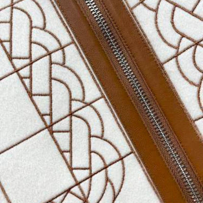 Hermès "Palefroi Remix" varsity jacket.