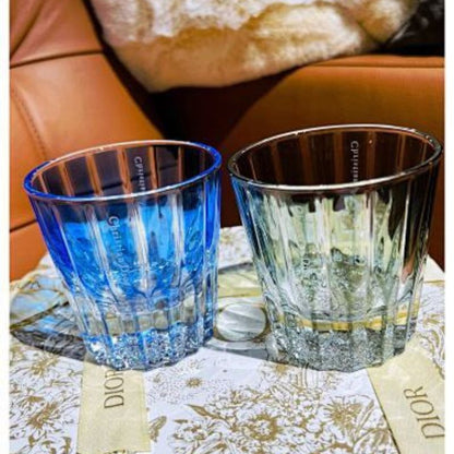 Dior Maison Cannage Colored Crystal Water Glasses,