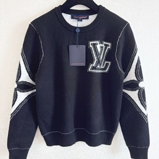 Louis Vuitton "LV Flower Intarsia Knit Pullover