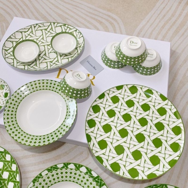 Green Cannage Provence series from Dior Maison