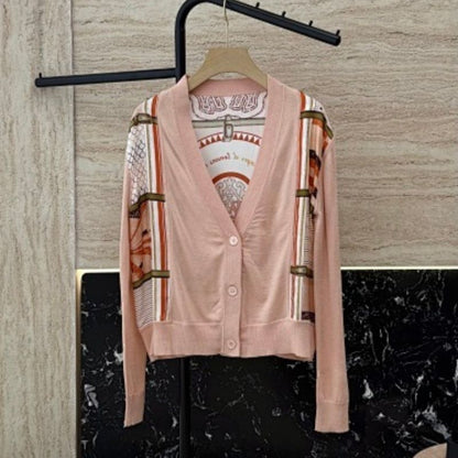 Hermès "Palefroi Remix" light long-sleeve cardigan