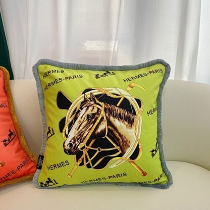 Hermès decorative throw pillow