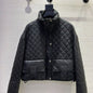 Hermès black quilted jacket