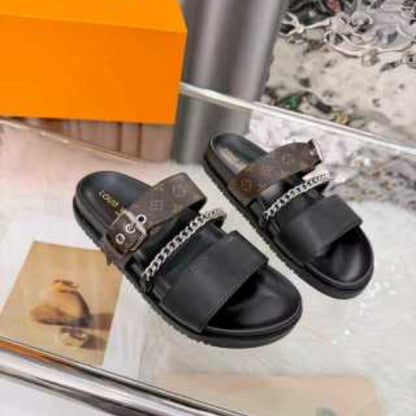 Louis Vuitton LV Vibe Comfort Mules.