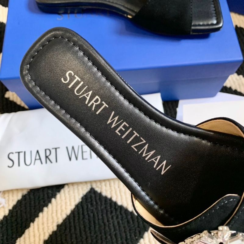 Saint Laurent Shine Buckle Slide Sandals