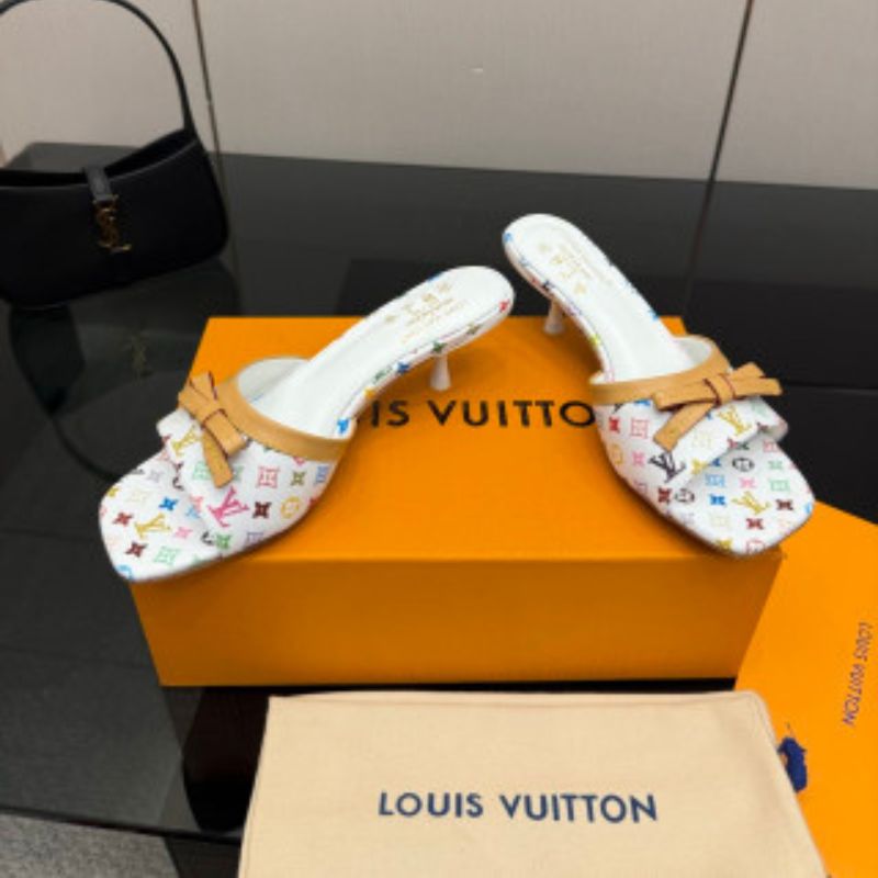 Louis Vuitton x Takashi Murakami 6AM Mules.