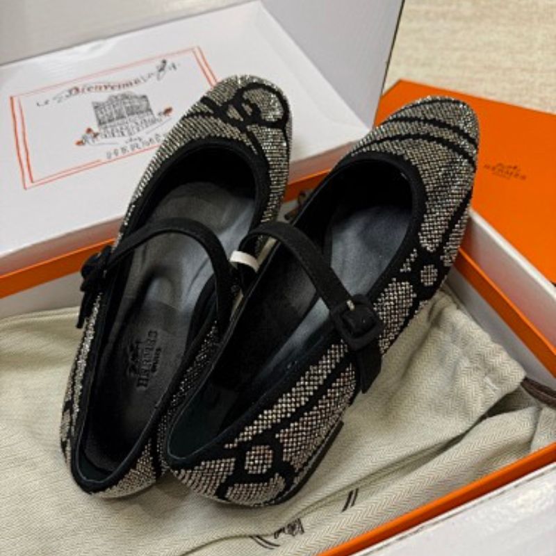 Hermès Mary Jane Flats from the Spring/Summer 2026 (SS26) collection.