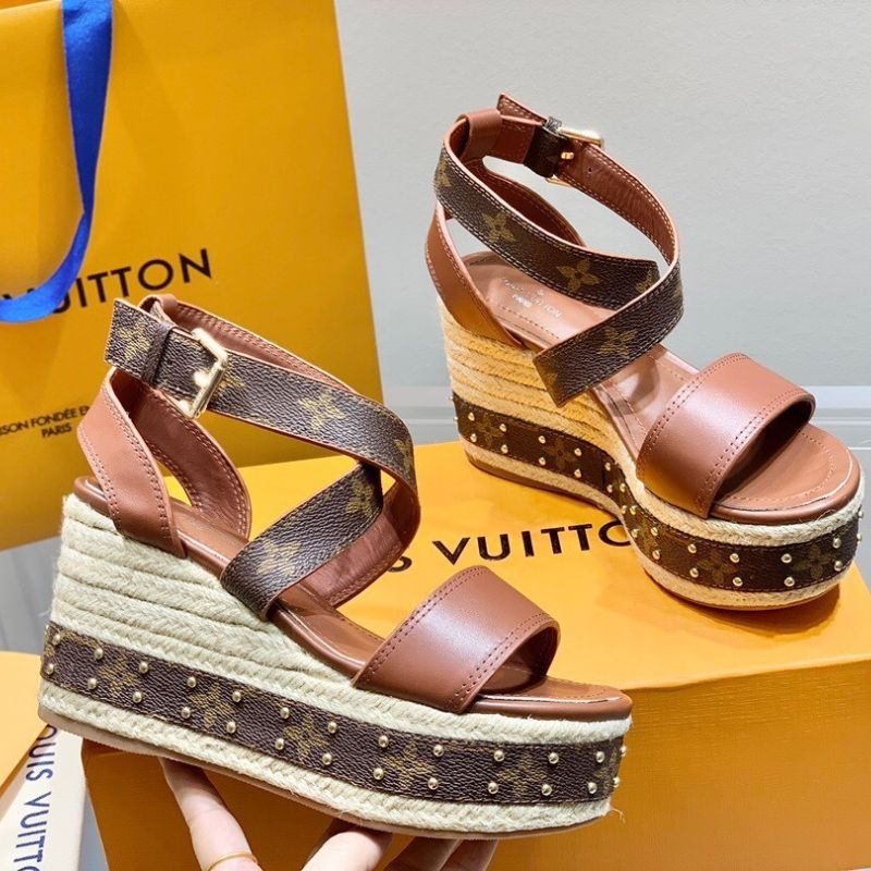 Louis Vuitton Boundary Wedge Sandal.