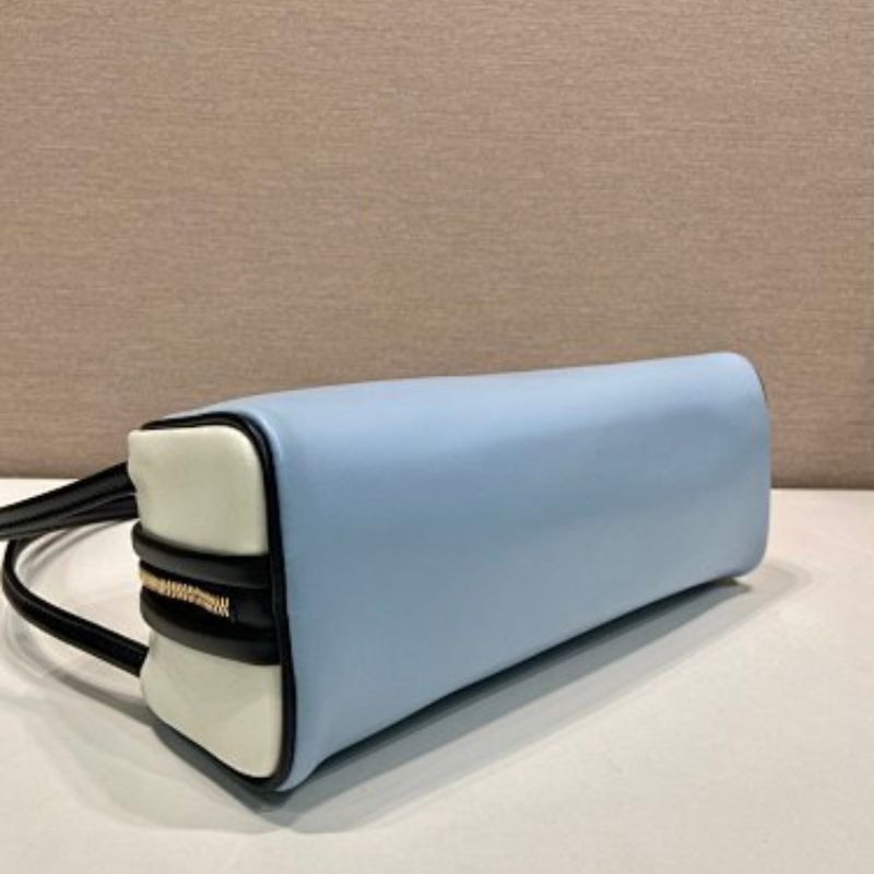 Prada Arqué Leather Shoulder Bag