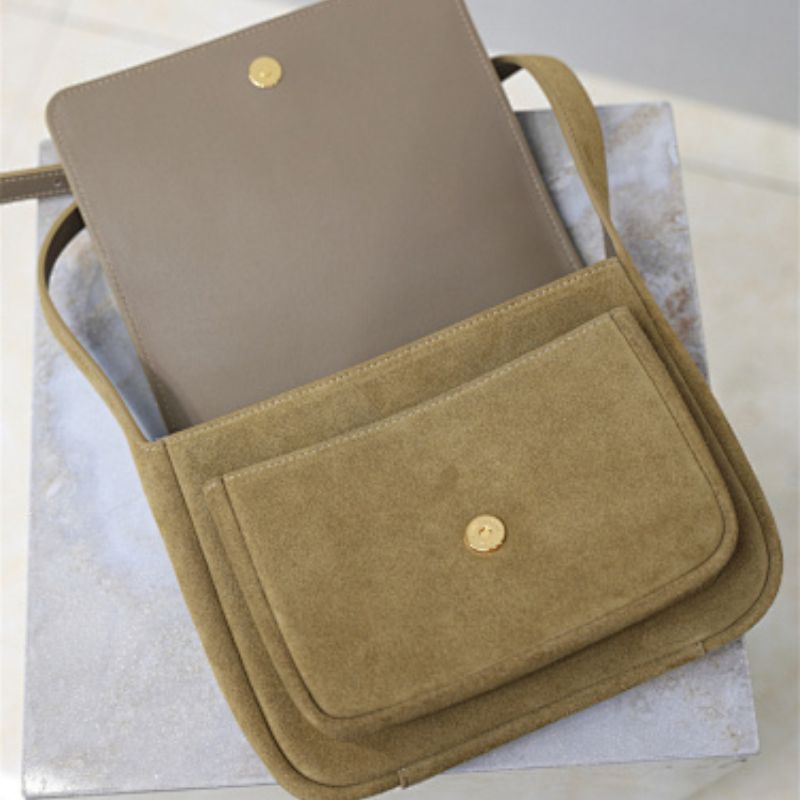 Saint Laurent Niki YSL Crossbody Bag in suede