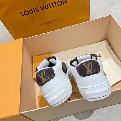 Louis Vuitton LV Charlie Sneakers in a white, grey