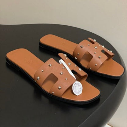 Hermès Oran sandals.