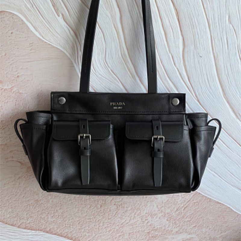 Prada Route Large Leather Bag.