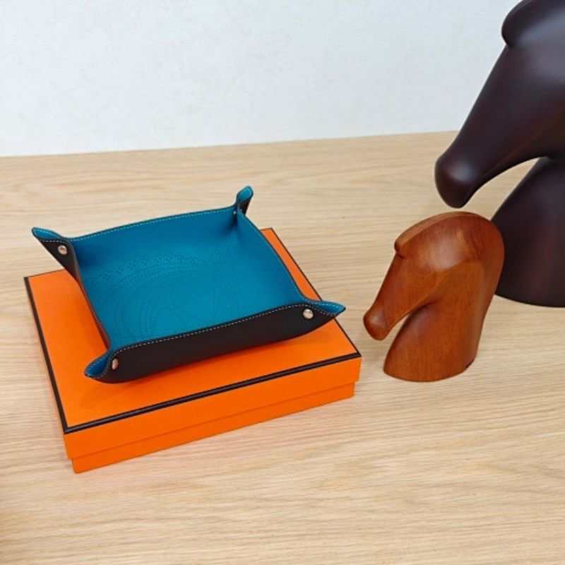 Hermès leather change trays