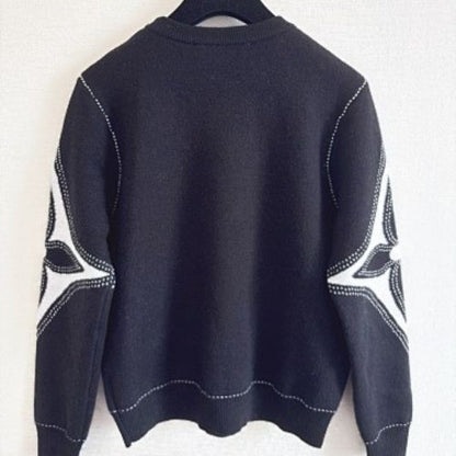 Louis Vuitton "LV Flower Intarsia Knit Pullover