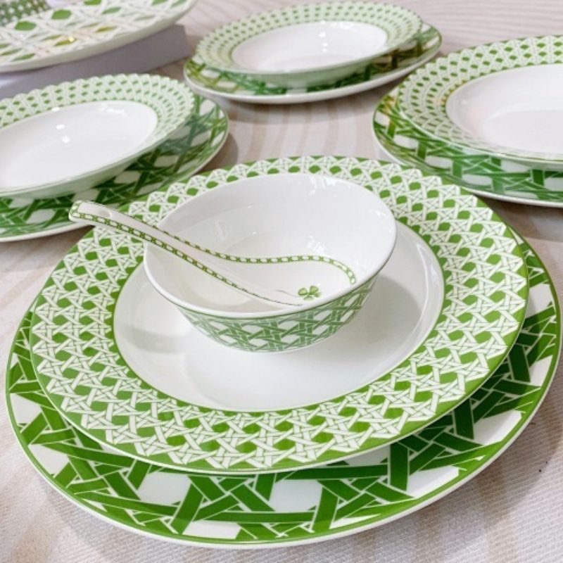 Green Cannage Provence series from Dior Maison