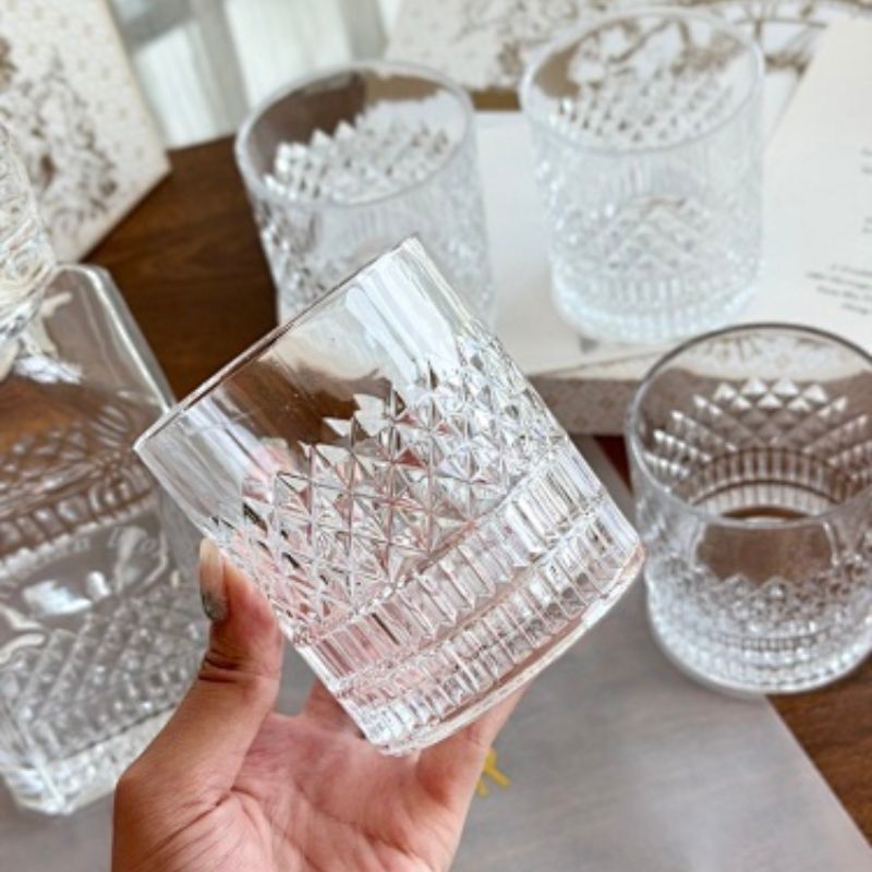 Christian Dior-inspired crystal whiskey set