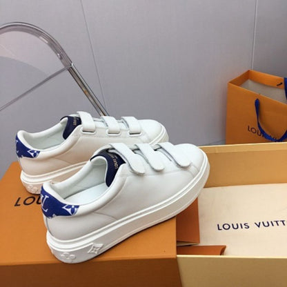 Louis Vuitton Time Out Line Sneakers with three velcro straps