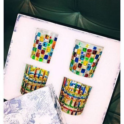 Dior Maison hand-painted crystal glasses,