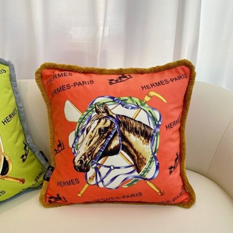 Hermès decorative throw pillow