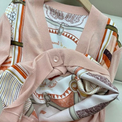 Hermès "Palefroi Remix" light long-sleeve cardigan