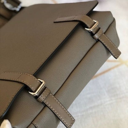 Loewe XS Military messenger bag in soft grained calfskin. CCC