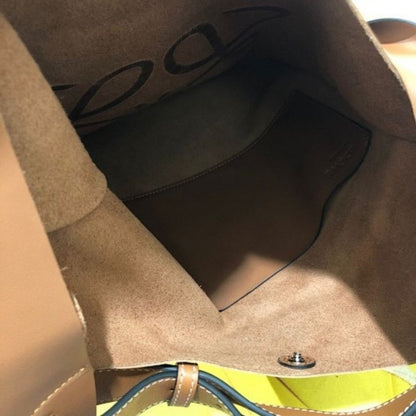 Loewe Shopper Backpack in cognac or tan leather