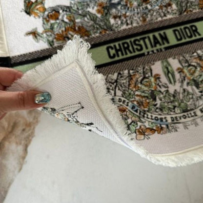 Christian Dior "Around the World" embroidered placemats,