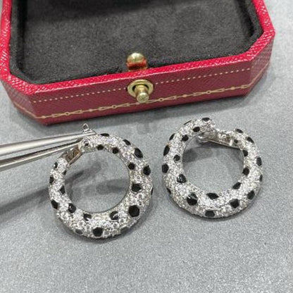 Panthère de Cartier Spotted Hoop Earrings,