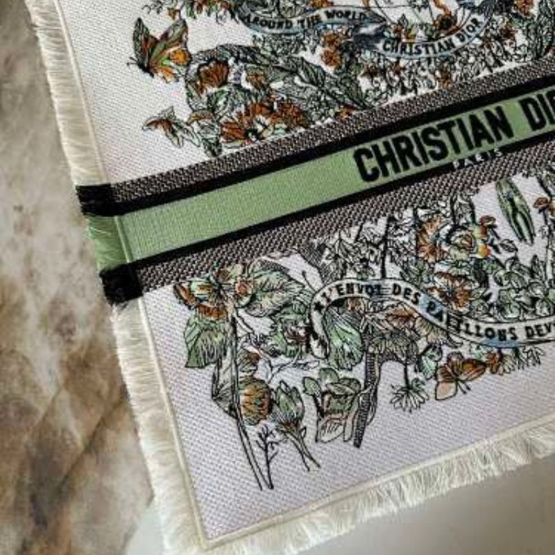 Christian Dior "Around the World" embroidered placemats,