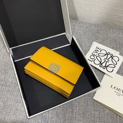 Loewe Anagram Compact Flap Wallet.