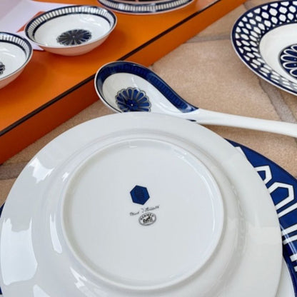 Bleus d'Ailleurs service by Hermès