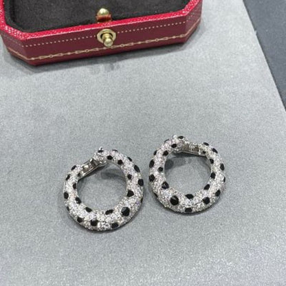 Panthère de Cartier Spotted Hoop Earrings,