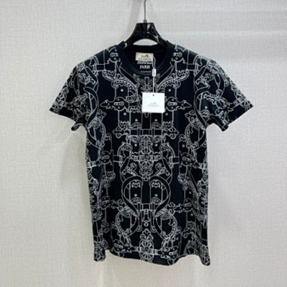 Hermès  black printed t-shirt