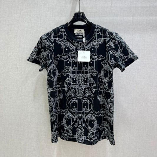 Hermès  black printed t-shirt