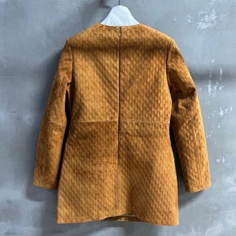 Gucci Horsebit-detailed debossed suede mini dress