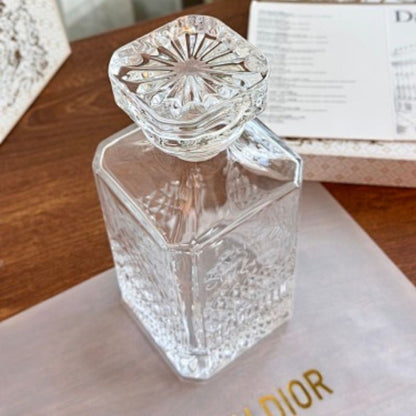 Christian Dior-inspired crystal whiskey set